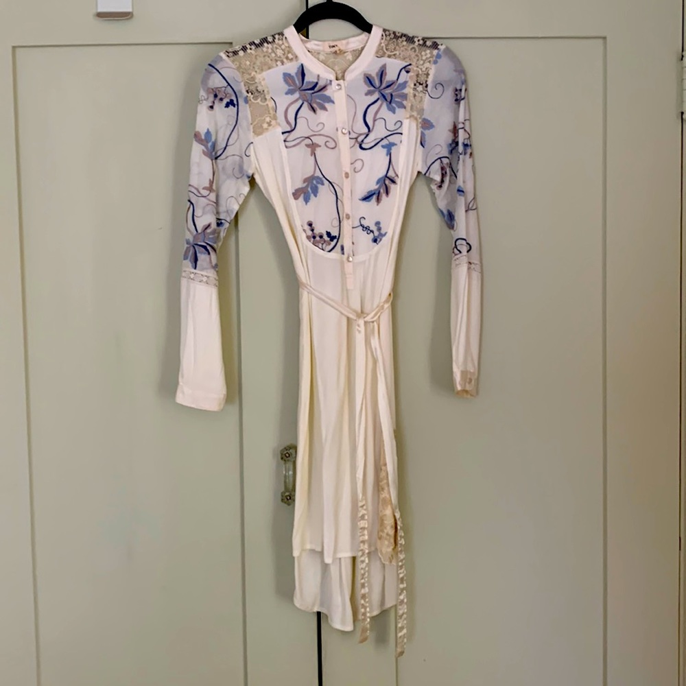 Tiny By Anthropologie Embroidery Dress